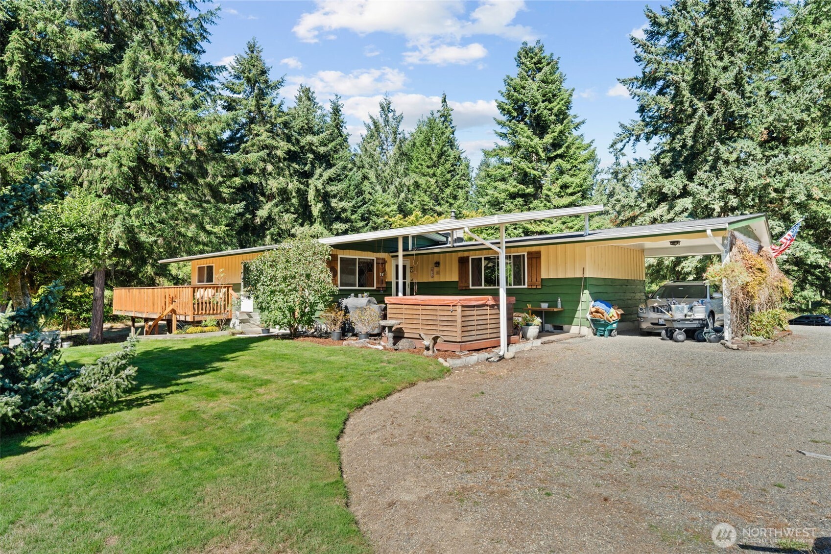 1906 164th Street South Spanaway, WA 98387 - Photo 26 of 35 front view of a house with a patio