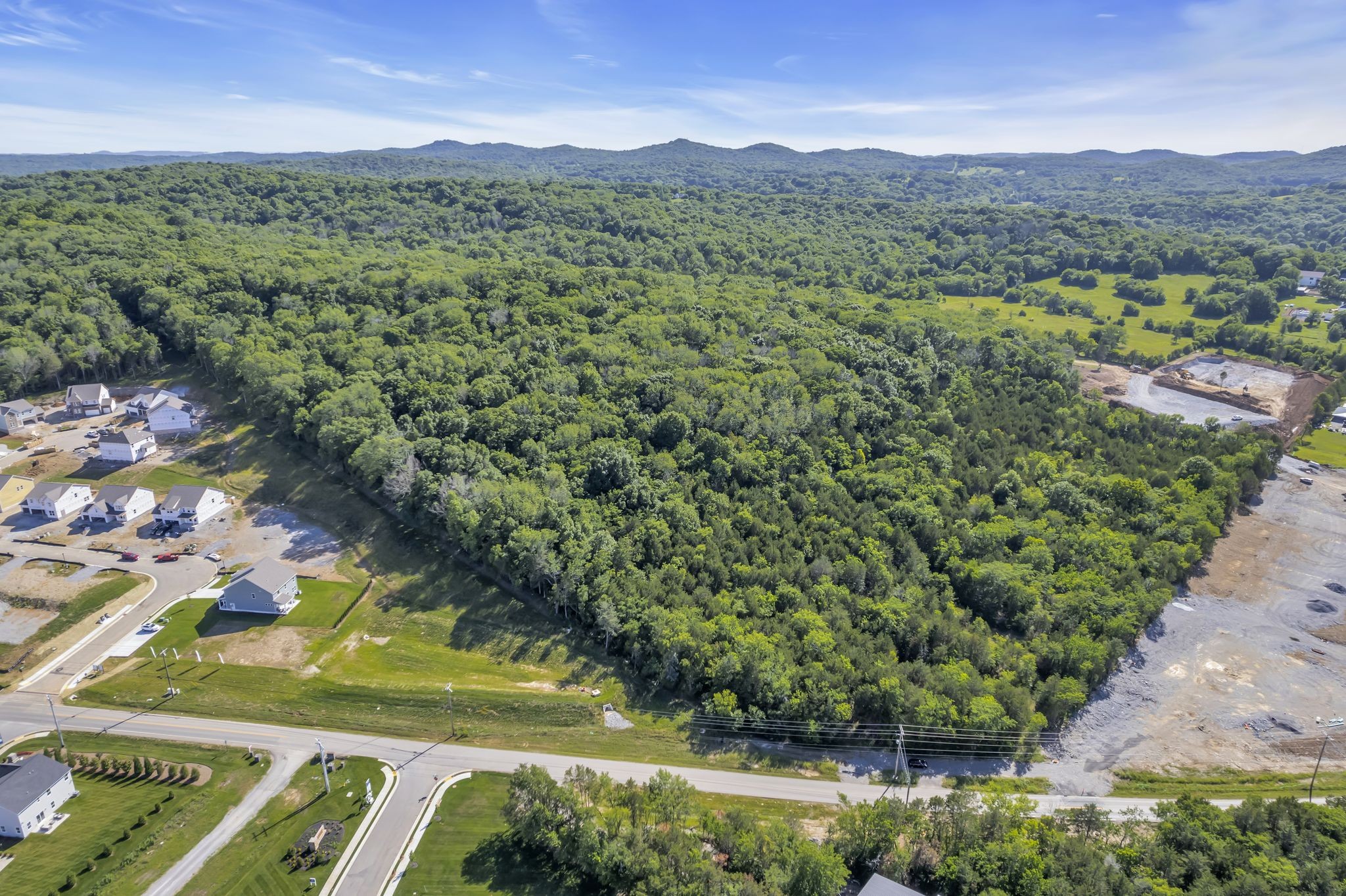 0 Rocky Fork Almaville Road Smyrna, TN 37167 - Photo 8 of 26 a view of a lush green hillside and houses