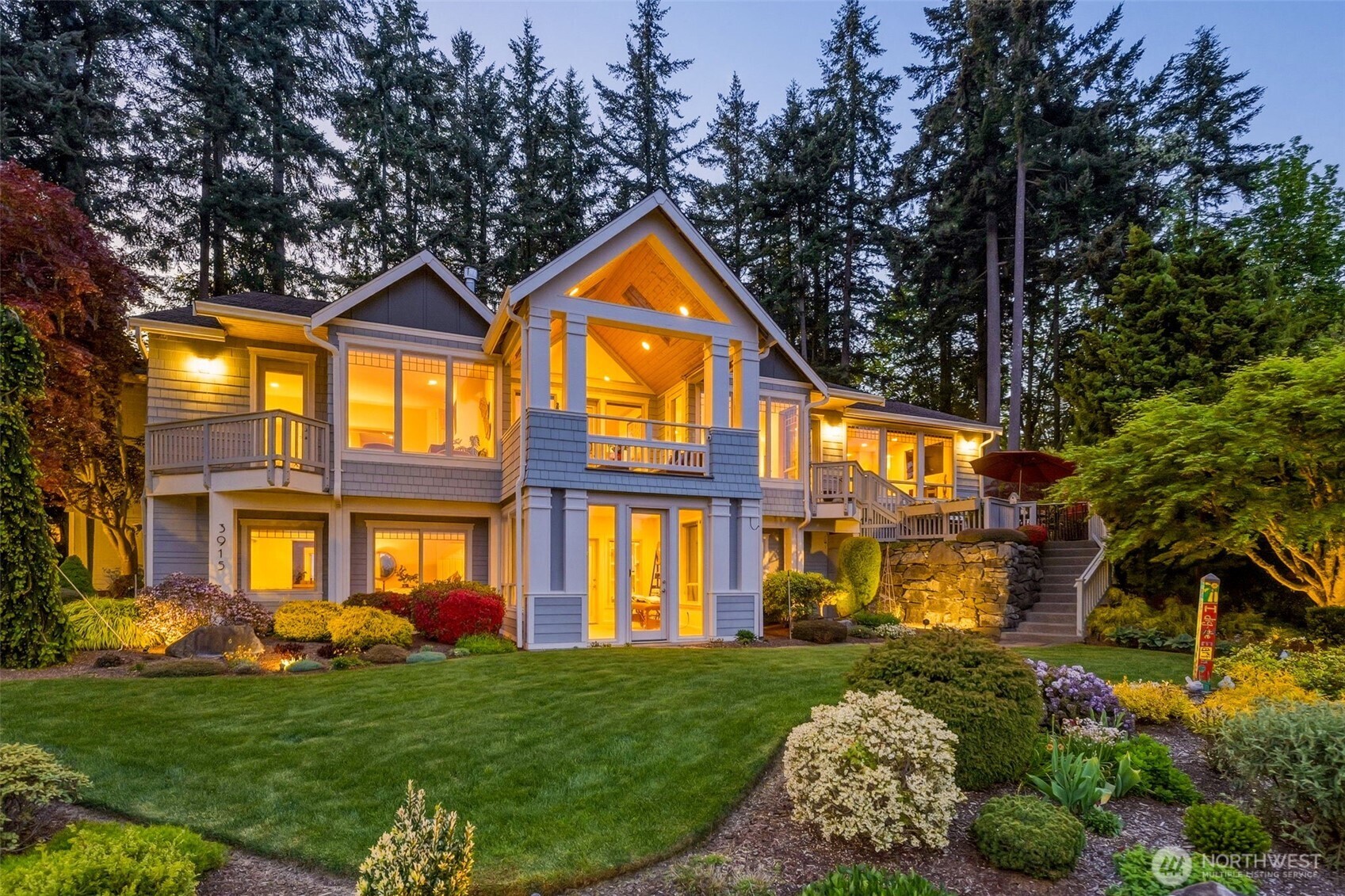 3915 Bay View Lane Gig Harbor, WA 98332 - Photo 37 of 40 a front view of a house with a yard