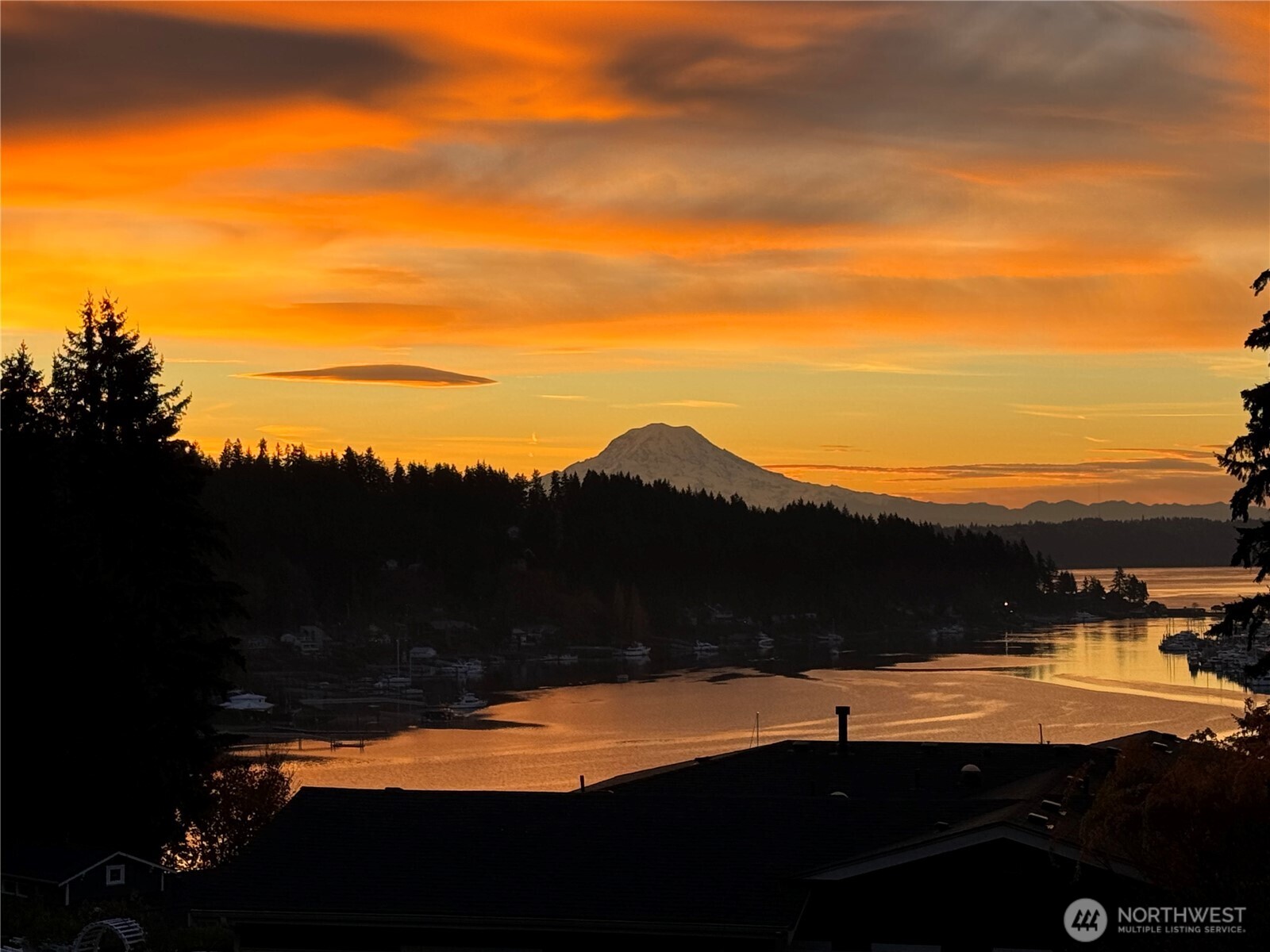 3915 Bay View Lane Gig Harbor, WA 98332 - Photo 38 of 40 a view of lake with mountain