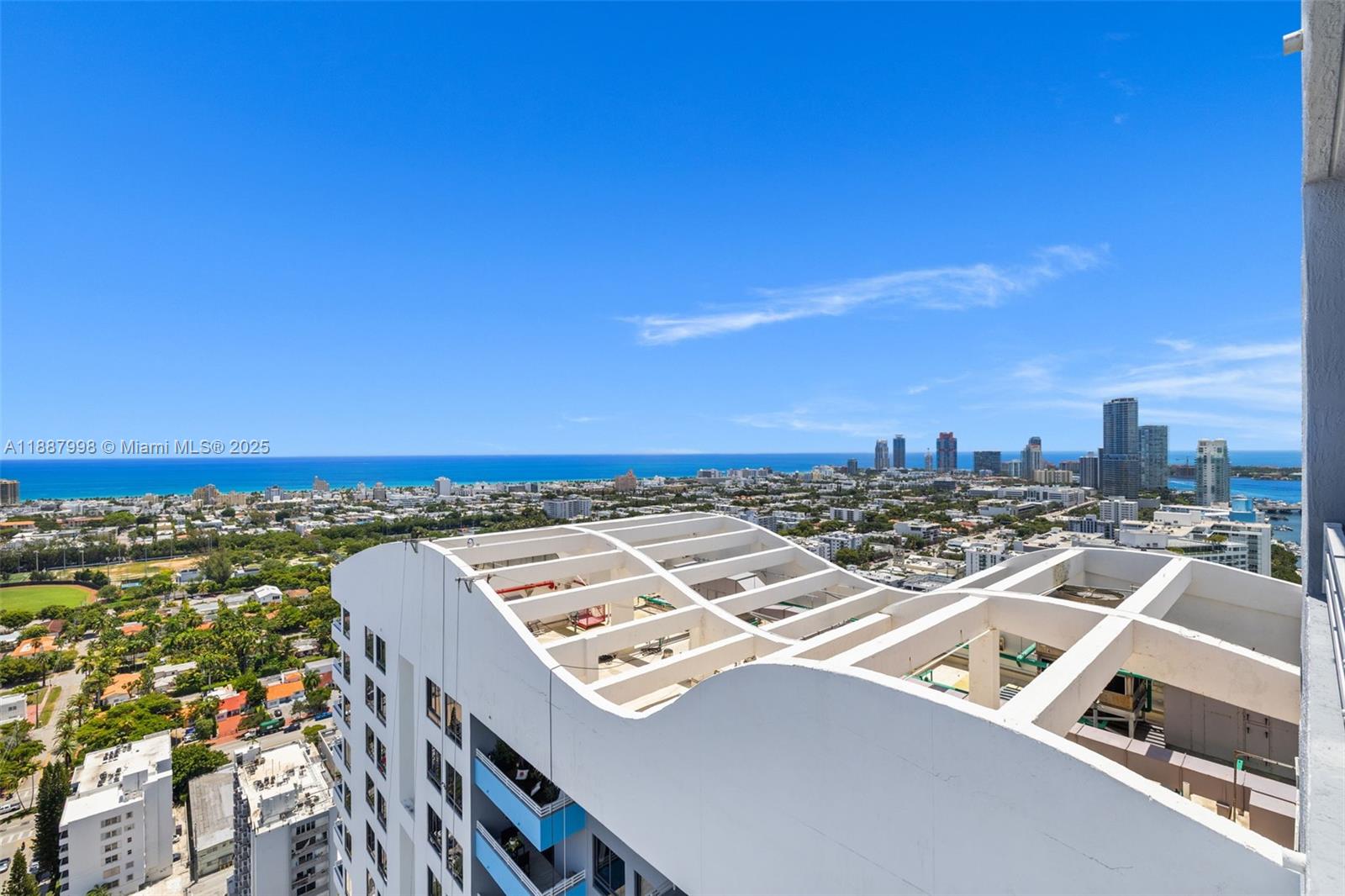 1330 West Avenue, Unit 3407 Miami Beach, FL 33139 - Photo 41 of 42 a view of a balcony with city view