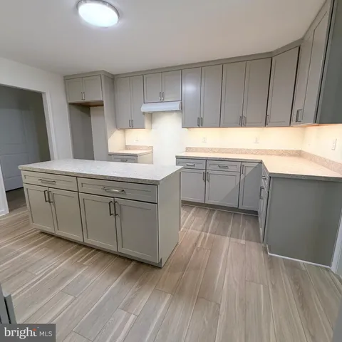 a view of livingroom and hallway