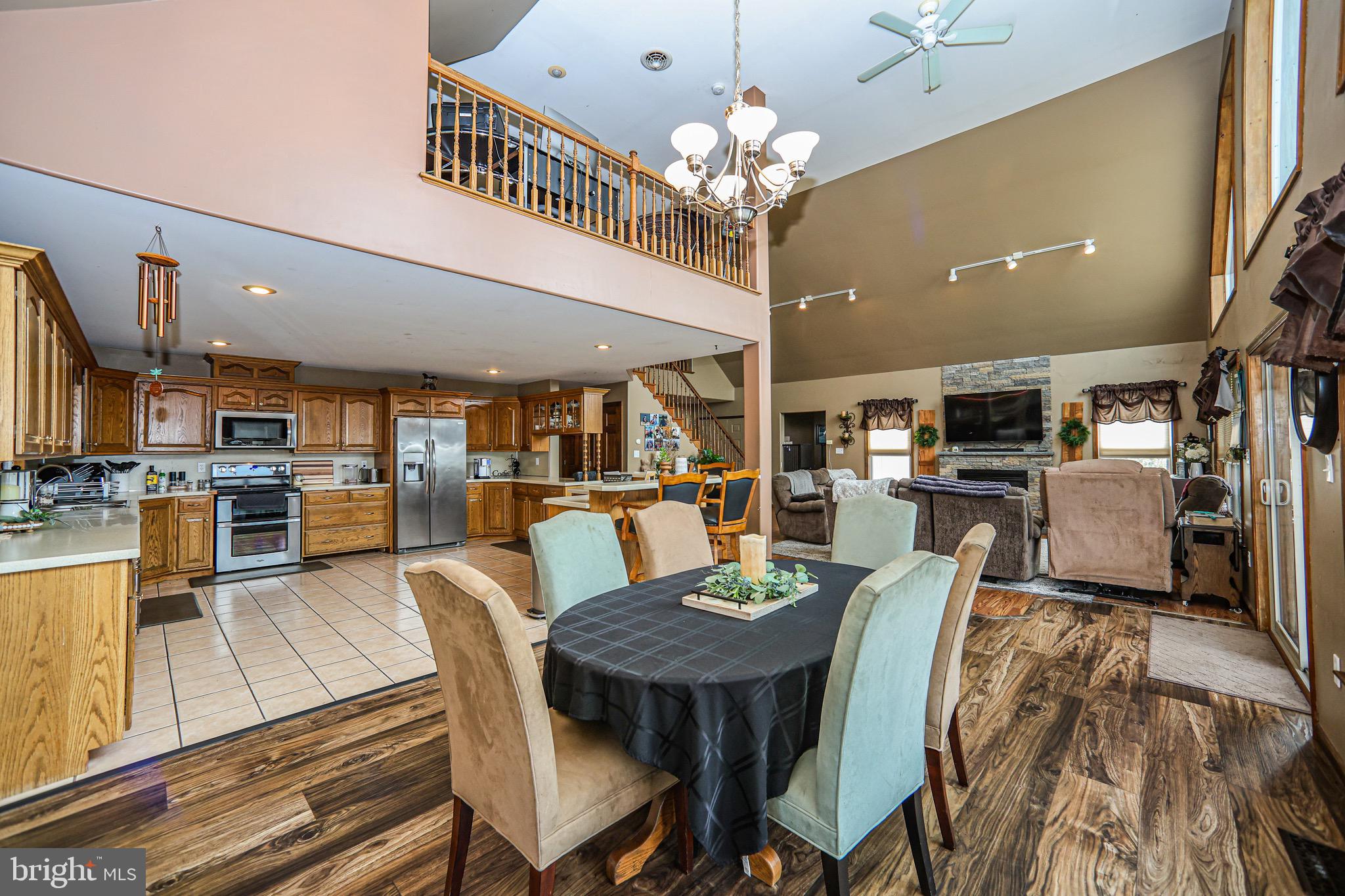 345 Kauffroth Road Narvon, PA 17555 - Photo 20 of 88 a view of a dining room with furniture and a chandelier