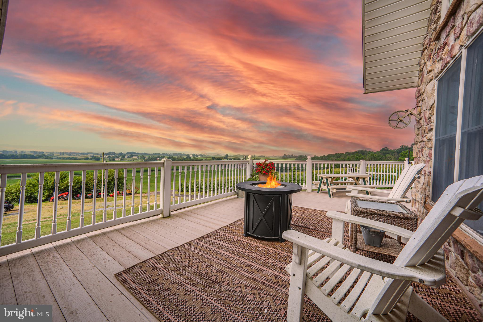 345 Kauffroth Road Narvon, PA 17555 - Photo 29 of 88 a view of a balcony with wooden floor and fence