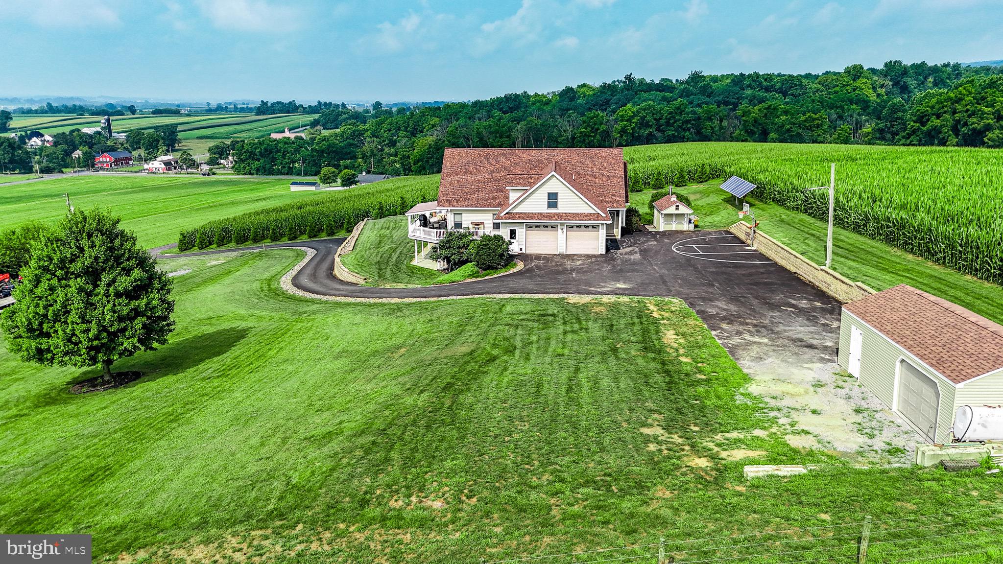 345 Kauffroth Road Narvon, PA 17555 - Photo 87 of 88 a view of a garden with an outdoor seating