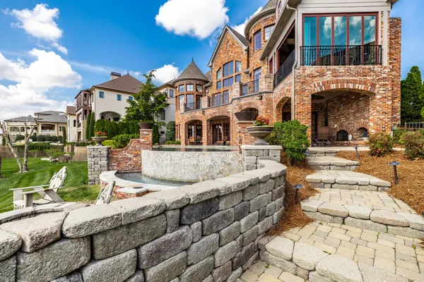 a view of a building with outdoor space