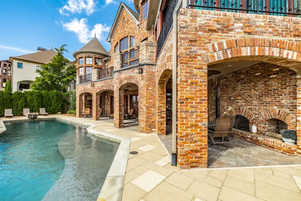 a view of a building with many windows