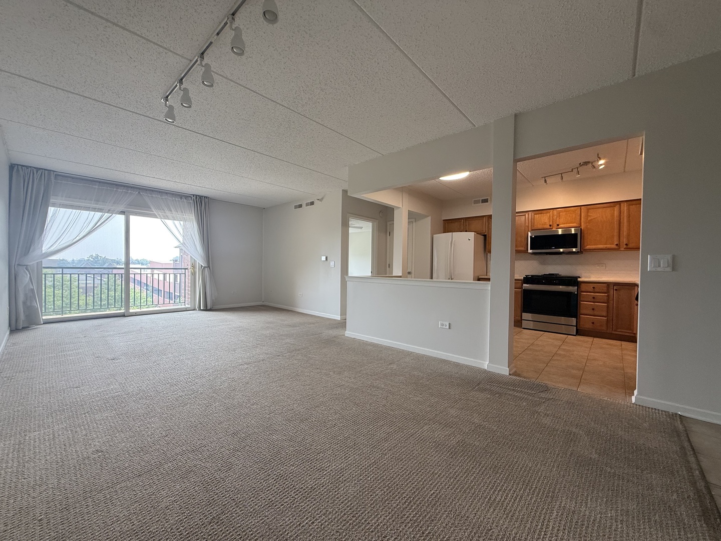 20 South Main Street, Unit 506 Mount Prospect, IL 60056 - Photo 5 of 22 a view of empty room with a kitchen