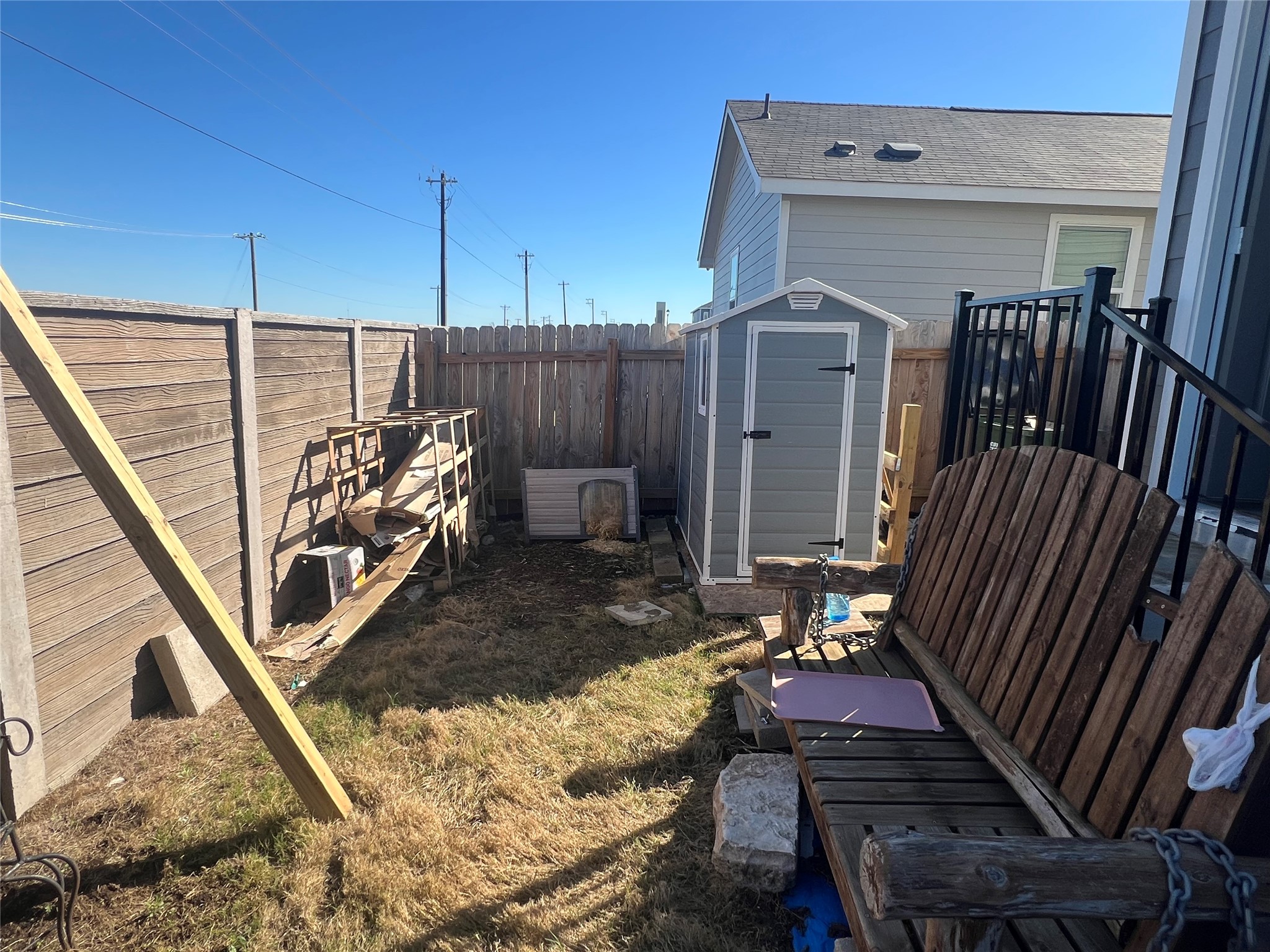 520 Commander Abbott Drive Jarrell, TX 76537 - Photo 25 of 25 a view of balcony with furniture