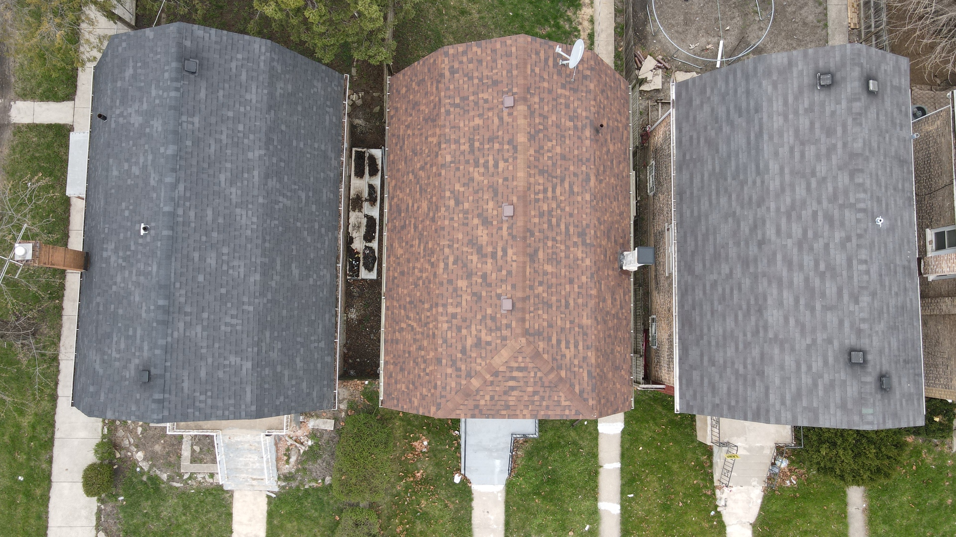 9154 South May Street Chicago, IL 60620 - Photo 3 of 12 a aerial view of a house with a yard and large tree