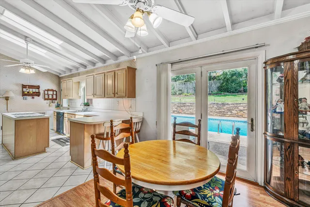 a black and white photo of a painting