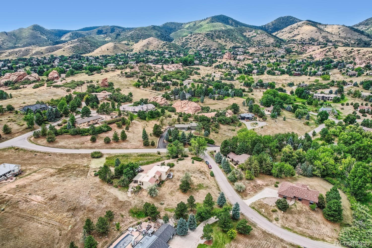 6227 Colorow Drive Morrison, CO 80465 - Photo 43 of 43 an aerial view of residential house with outdoor space
