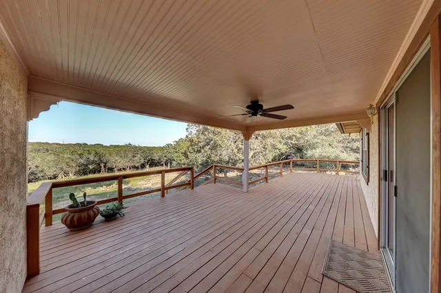 a view of a roof deck