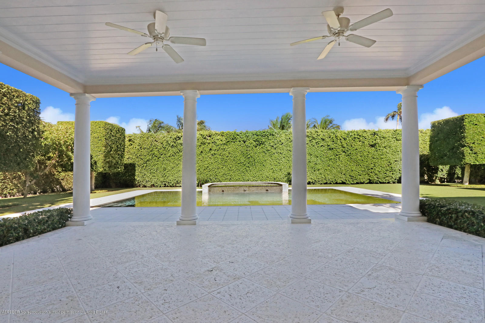 695 South County Road Palm Beach, FL 33480 - Photo 16 of 17 a view of an empty room with window ceiling fan