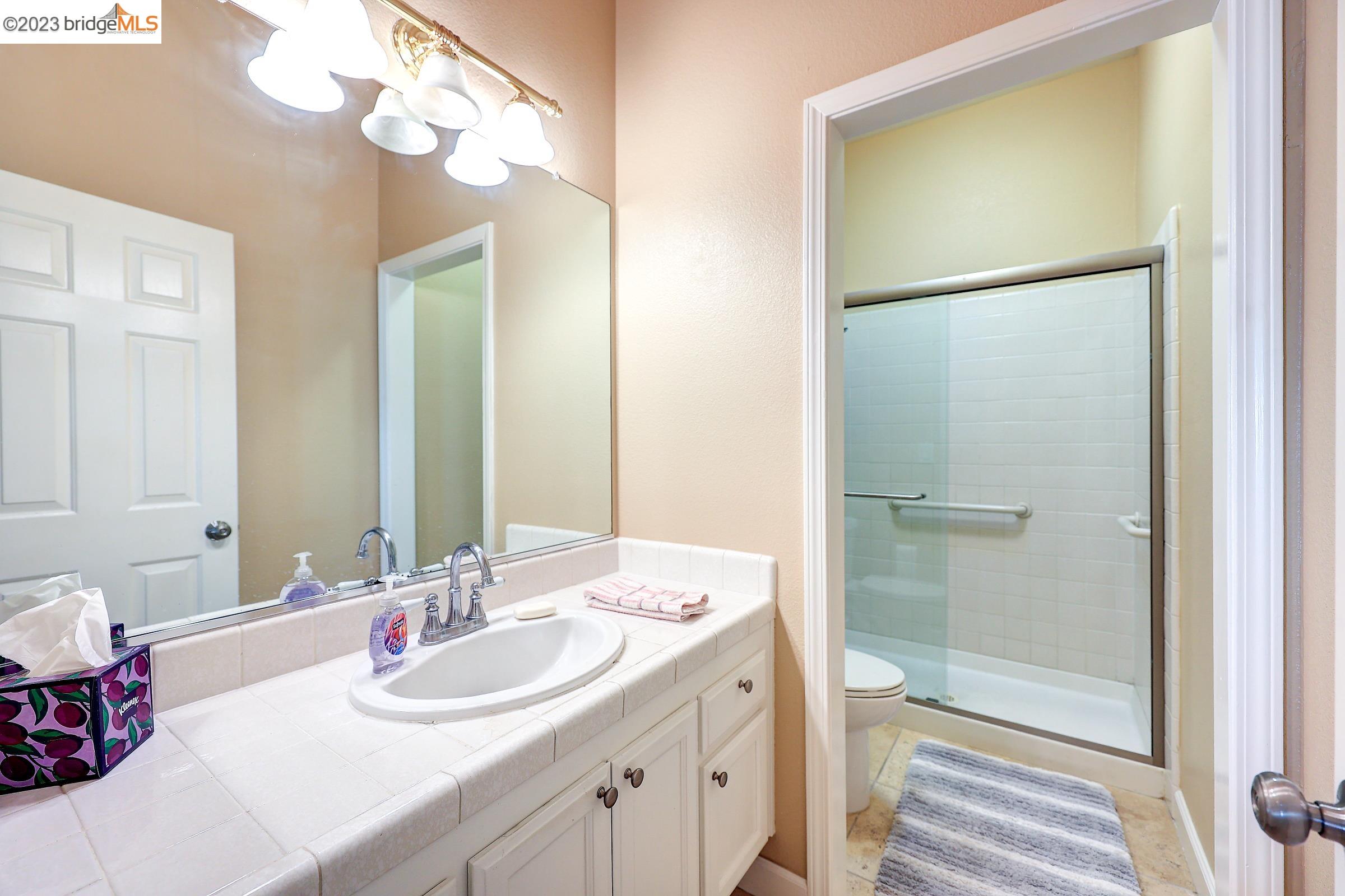 4050 Pier Point, Unit 100 Discovery Bay, CA 94505 - Photo 37 of 60 a bathroom with a sink and a mirror