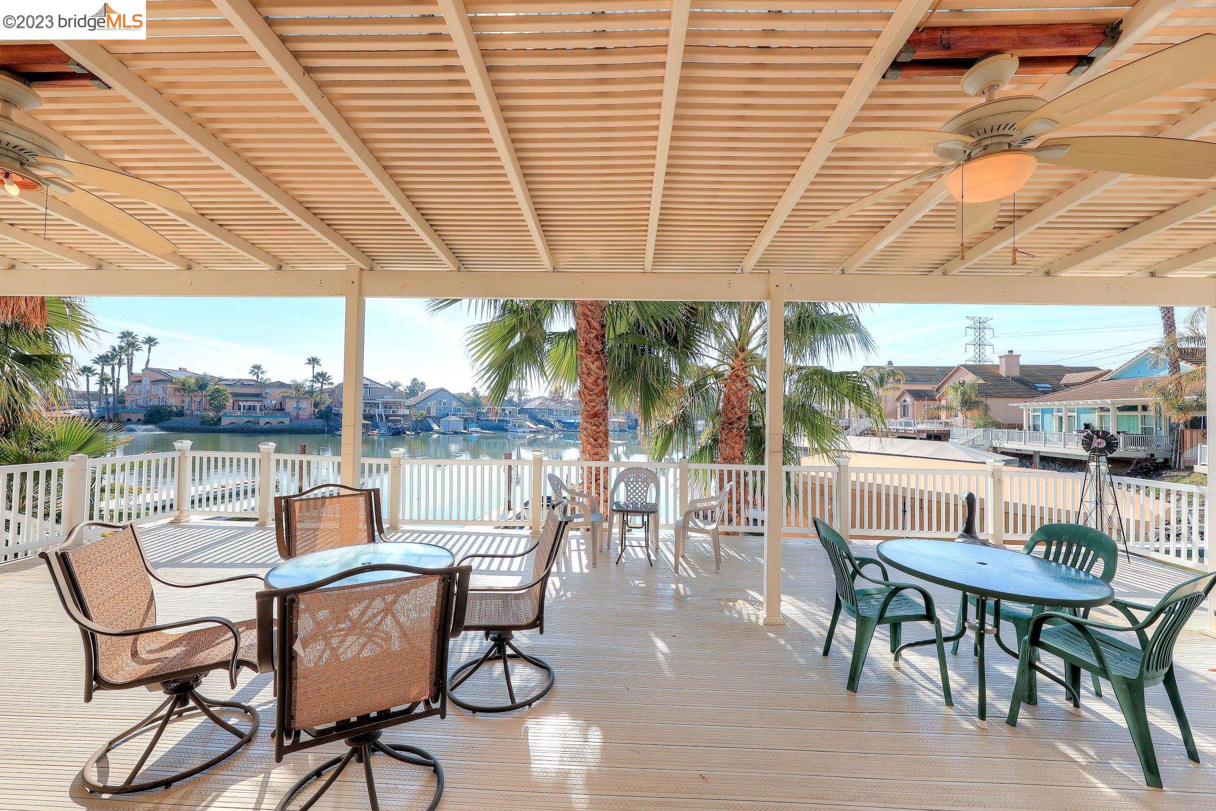 4050 Pier Point, Unit 100 Discovery Bay, CA 94505 - Photo 44 of 60 a patio with water fountain and outdoor seating