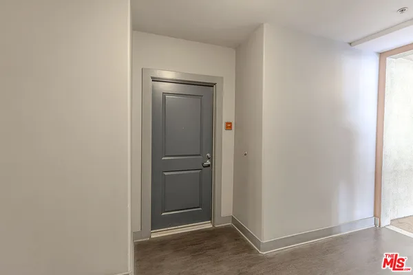 a view of a closet area