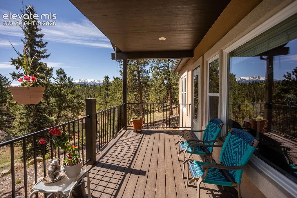 45 Valley Circle Divide, CO 80814 - Photo 31 of 42 a view of balcony with furniture