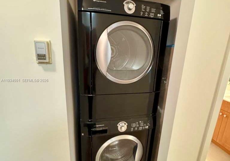 8430 Southwest 8th Street, Unit 201B Miami, FL 33144 - Photo 10 of 14 a close up view of a washer and dryer