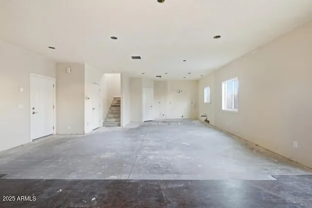 a view of an empty room