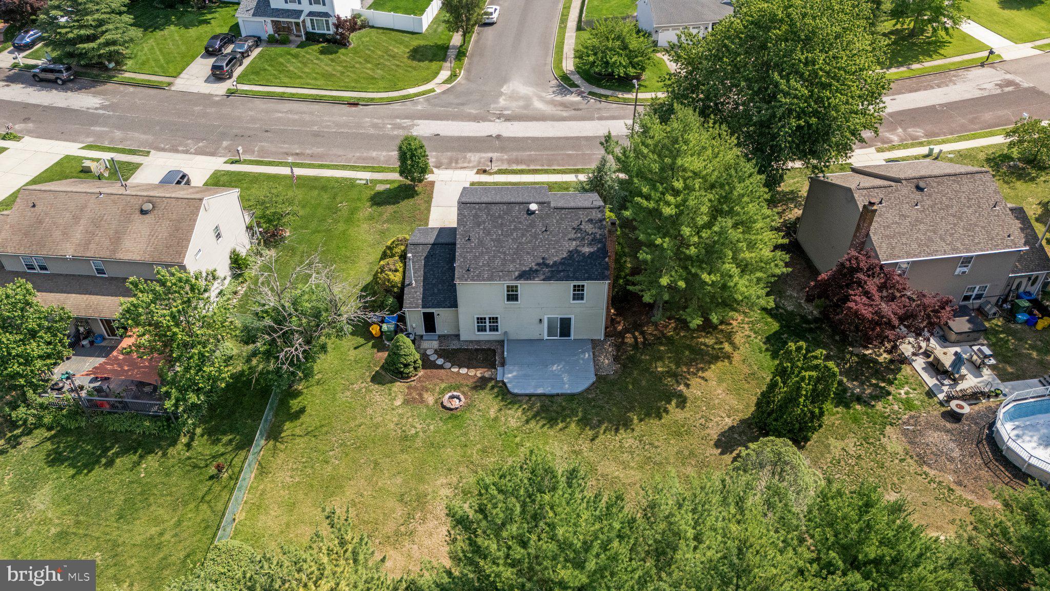 71 Borrelly Boulevard Sewell, NJ 08080 - Photo 34 of 39 an aerial view of a house with garden space and street view