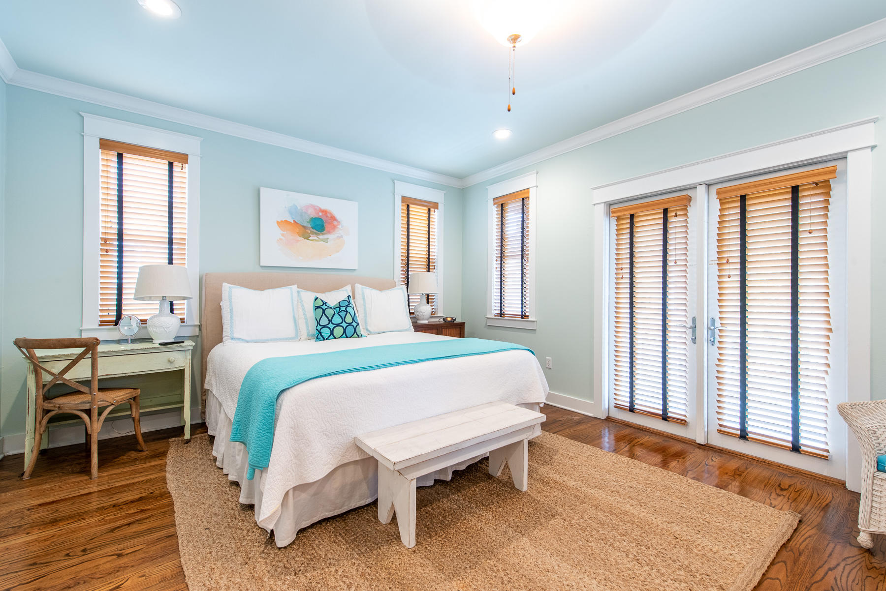 107 East Cobia Run Inlet Beach Inlet Beach, FL 32461 - Photo 15 of 33 a bedroom with a bed a table and a dresser
