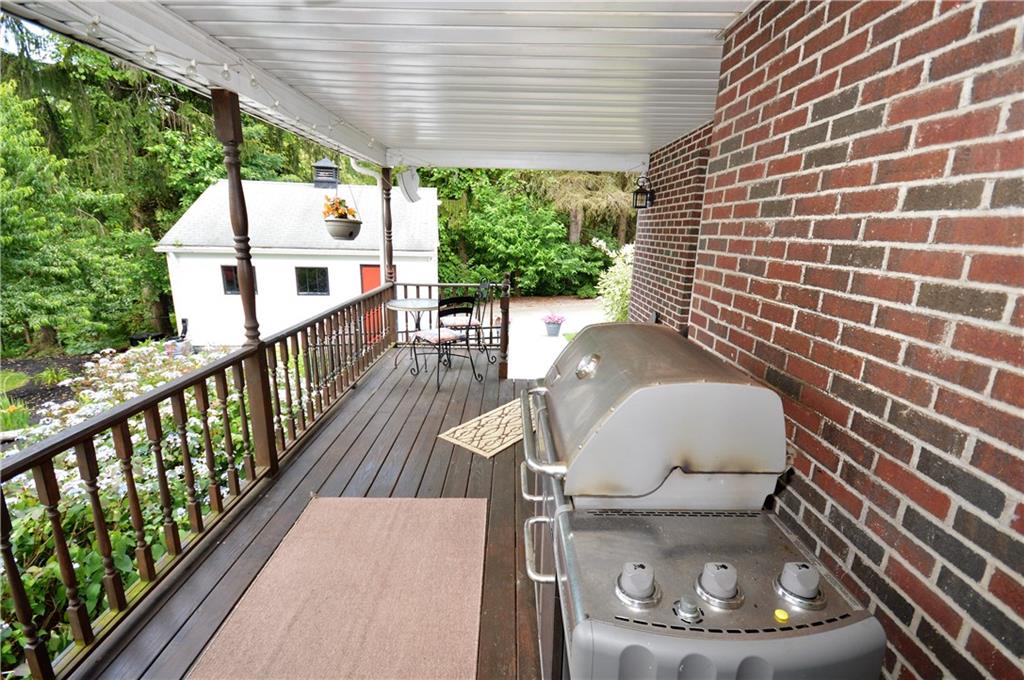 285 Ridge Road Valencia, PA 16059 - Photo 20 of 25 Covered Deck off of family room looking toward driveway and garage