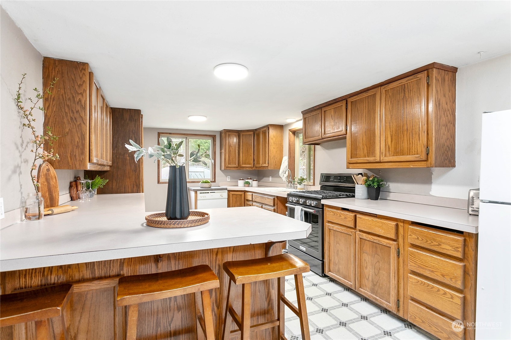 6040 Reese Hill Road Sumas, WA 98295 - Photo 14 of 34 a kitchen with a sink cabinets and window