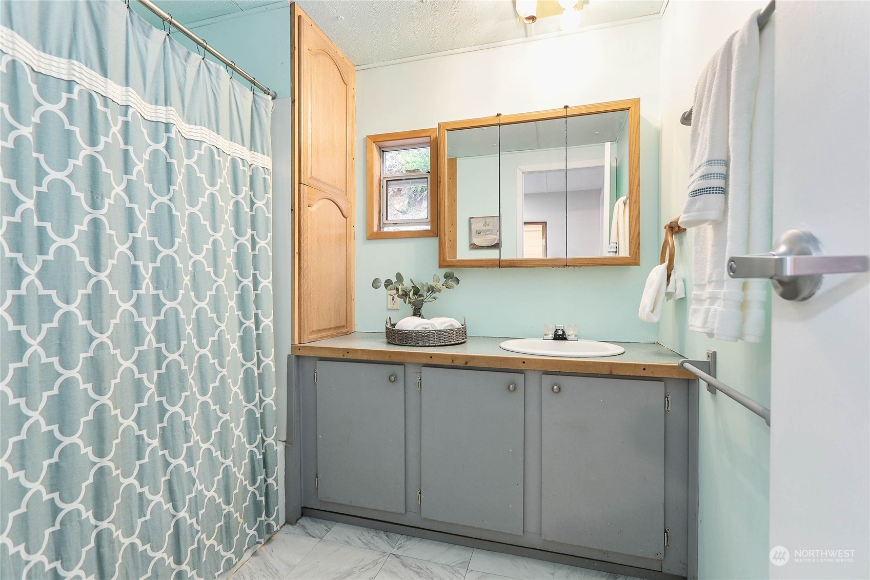 6040 Reese Hill Road Sumas, WA 98295 - Photo 22 of 34 a bathroom with a sink and a mirror