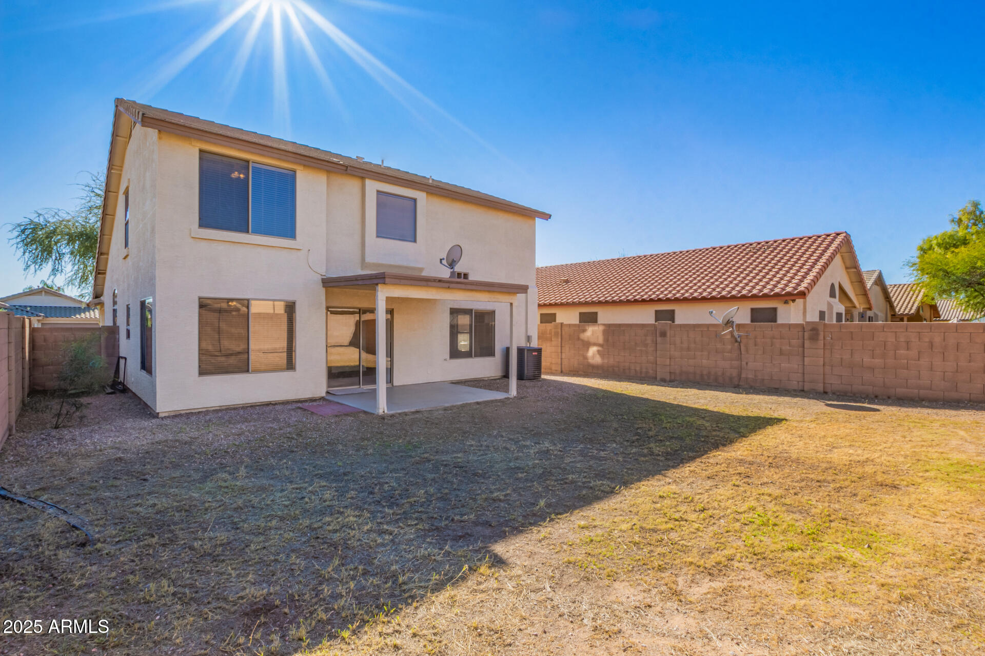 2432 West Blue Sky Drive Phoenix, AZ 85085 - Photo 39 of 40 a view of a backyard of the house