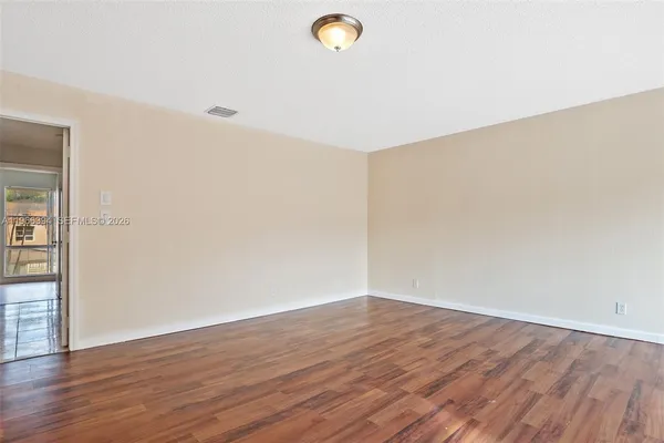 wooden floor in a room