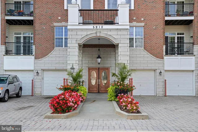 a front view of a house with an outdoor space