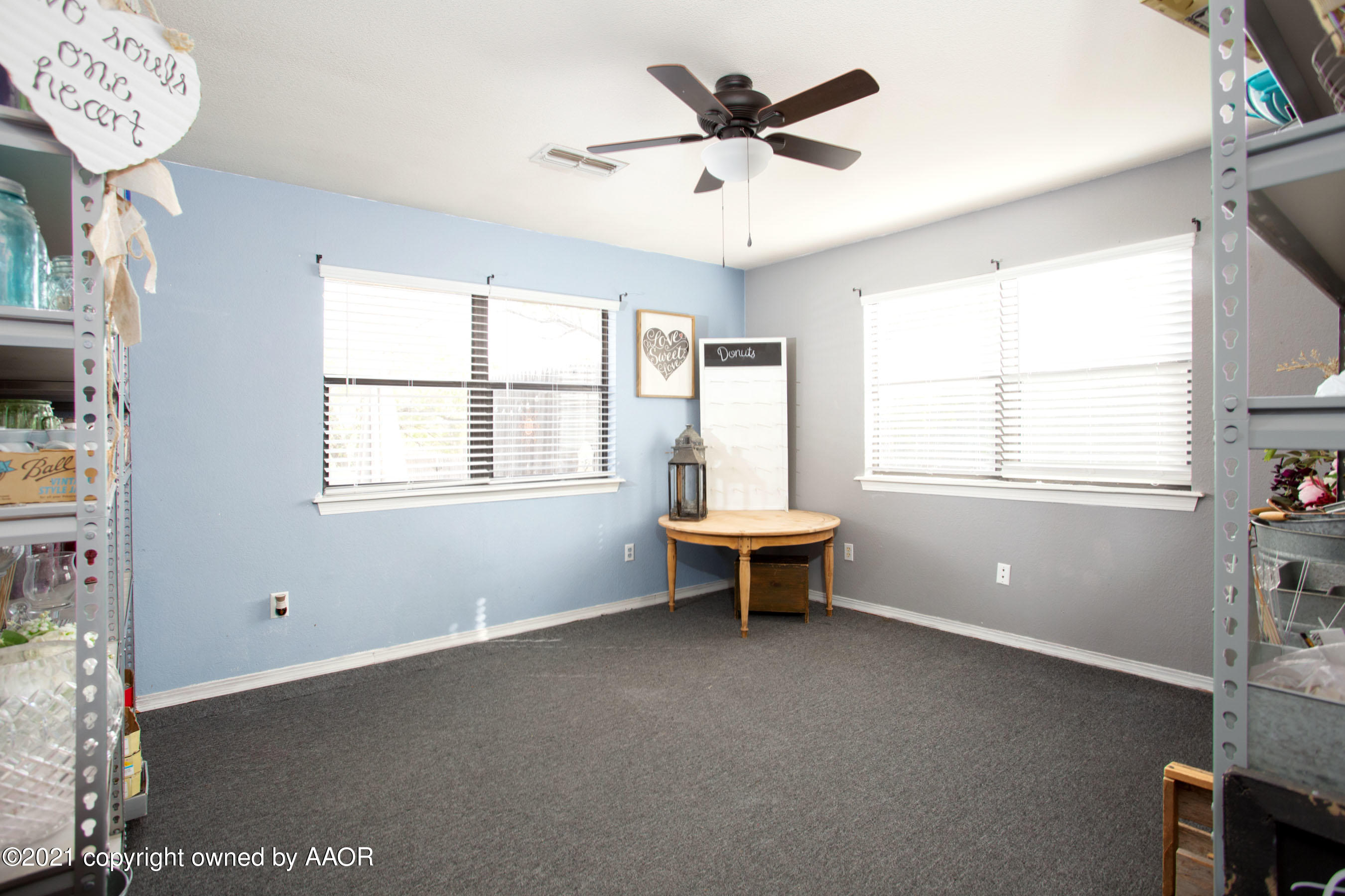 235 Cliffside Drive Amarillo, TX 79118 - Photo 16 of 39 a view of a room with window and a ceiling fan