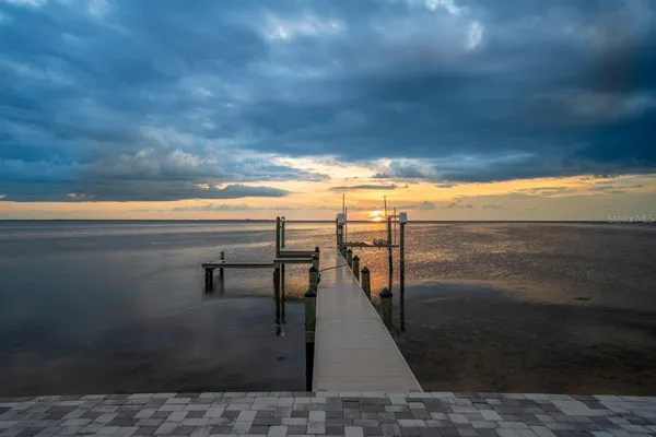 a view of outdoor space with outdoor seating