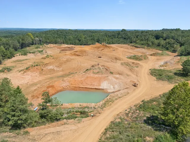 a view of a lake with outdoor space