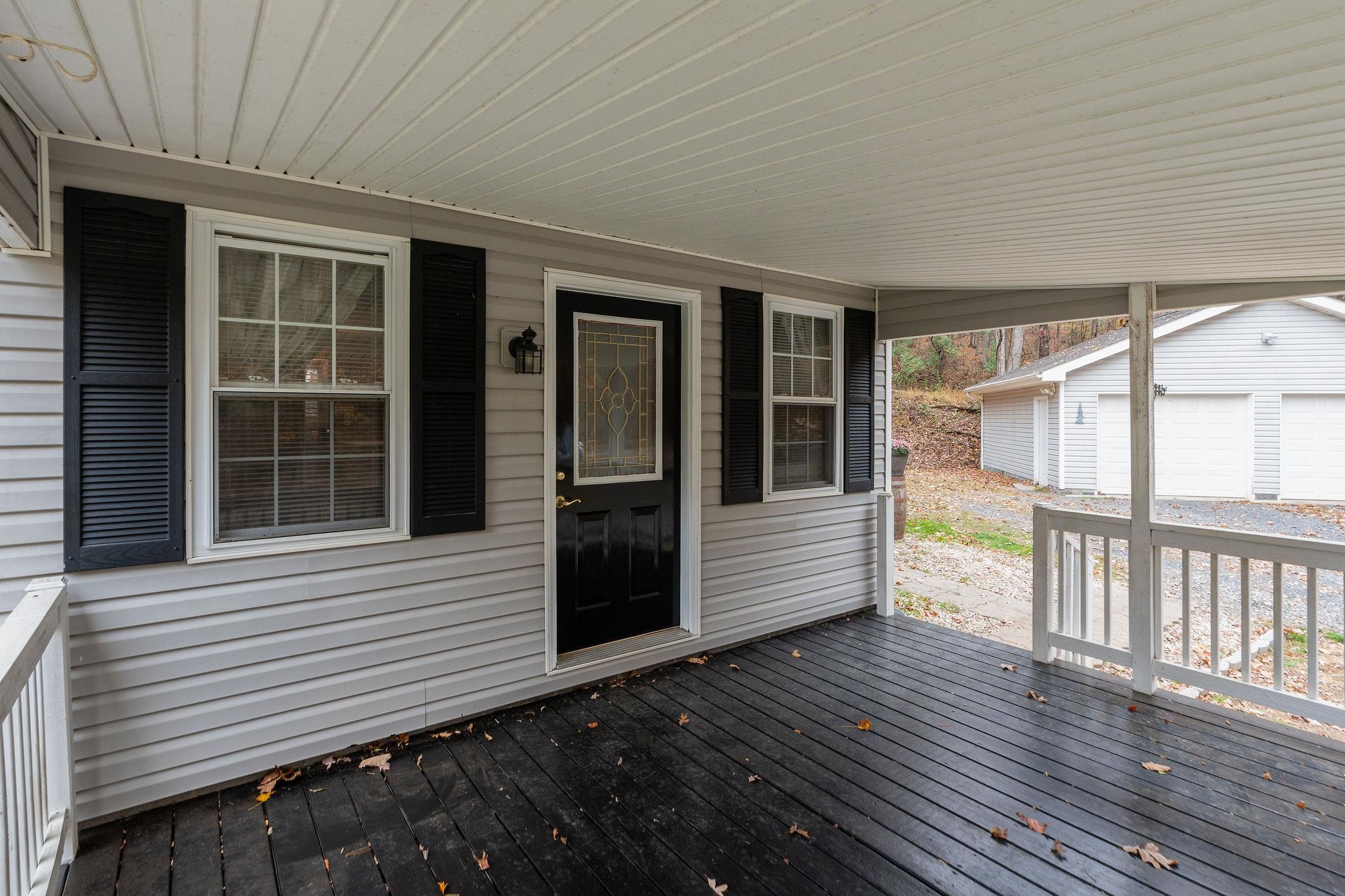 887 Bright Hollow Road Deerfield, VA 24432 - Photo 29 of 73 a view of a house with a roof deck