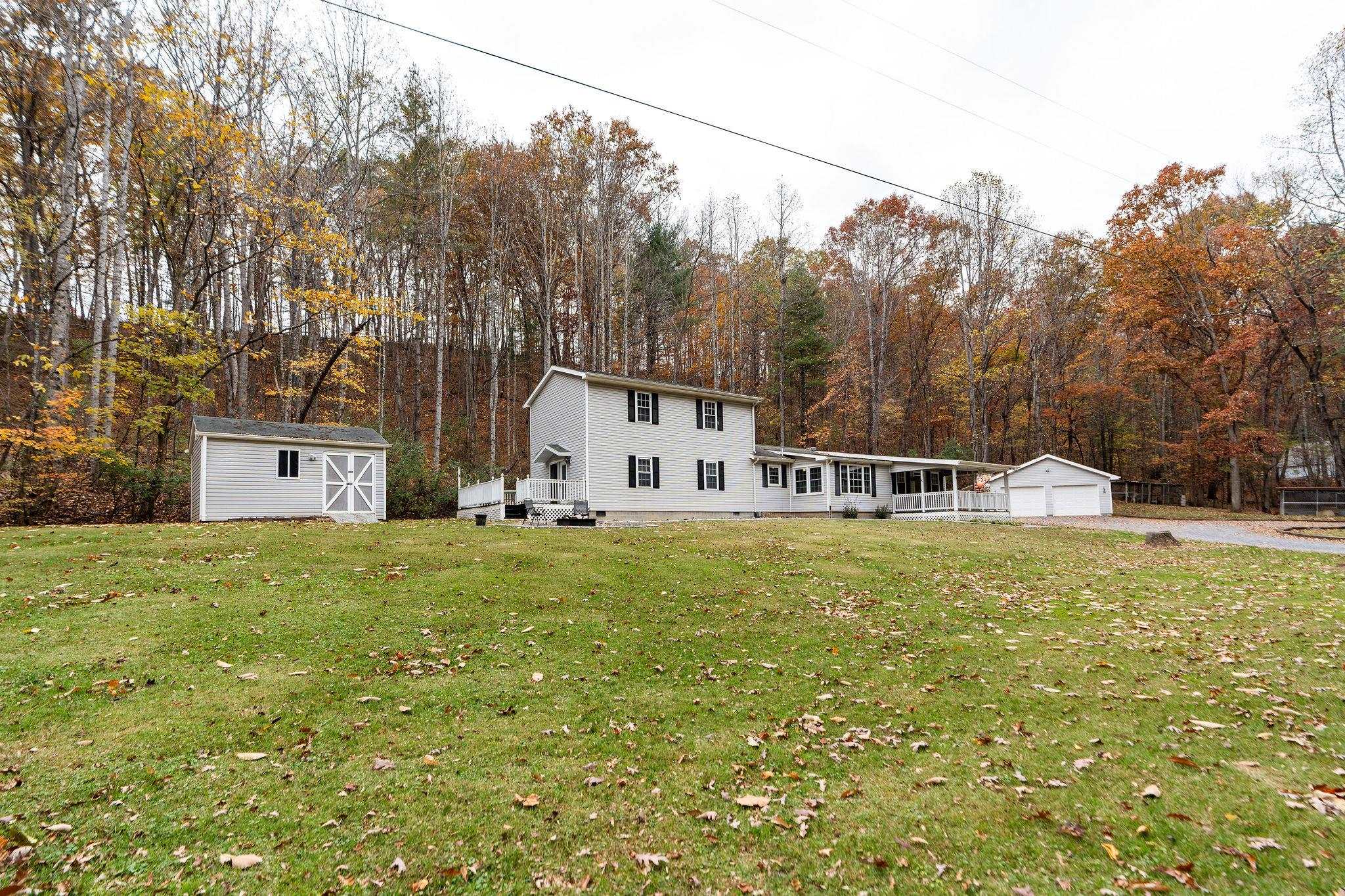 887 Bright Hollow Road Deerfield, VA 24432 - Photo 31 of 73 a house view with a garden space