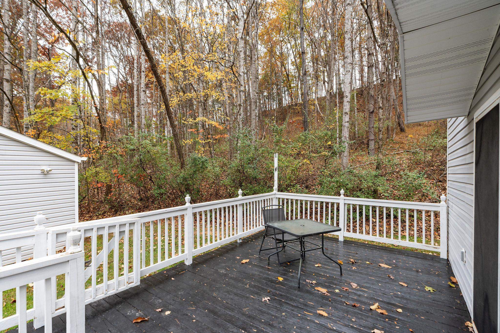 887 Bright Hollow Road Deerfield, VA 24432 - Photo 34 of 73 a view of a bench in the roof deck