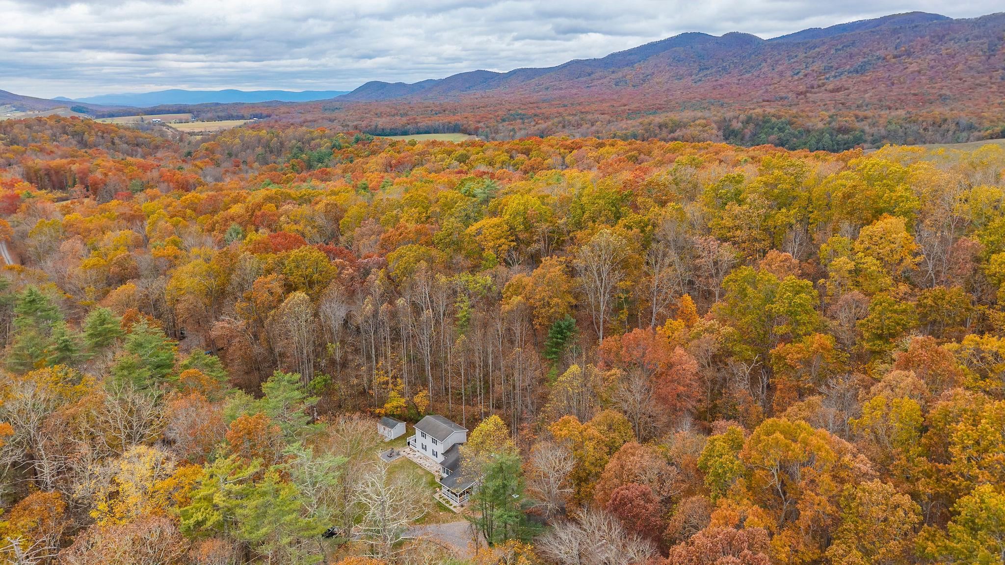887 Bright Hollow Road Deerfield, VA 24432 - Photo 53 of 73 a view of an outdoor space and a mountain view