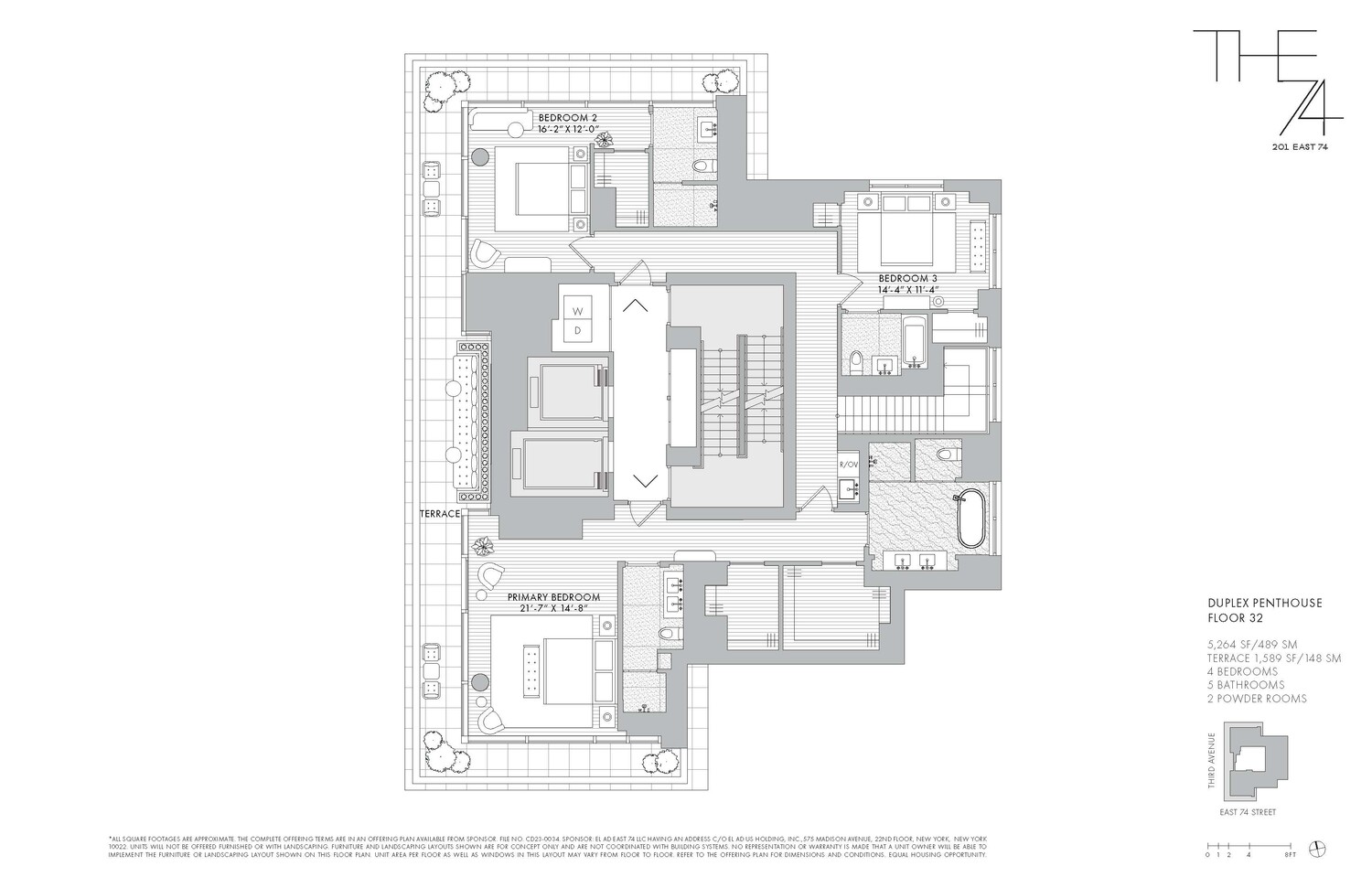 201 East 74th Street, Unit PH Manhattan, NY 10021 - Photo 17 of 17 a picture of a very nice looking room