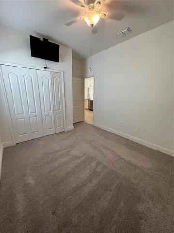 a view of a livingroom with an empty space