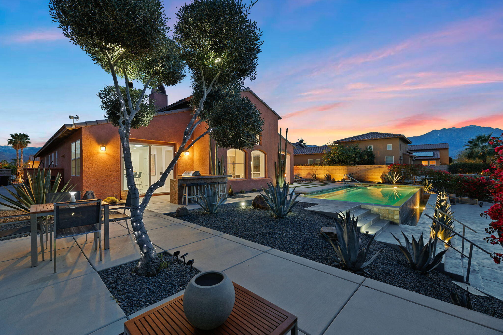 6 Via Santa Ramona Rancho Mirage, CA 92270 - Photo 36 of 60 a view of outdoor space yard and patio