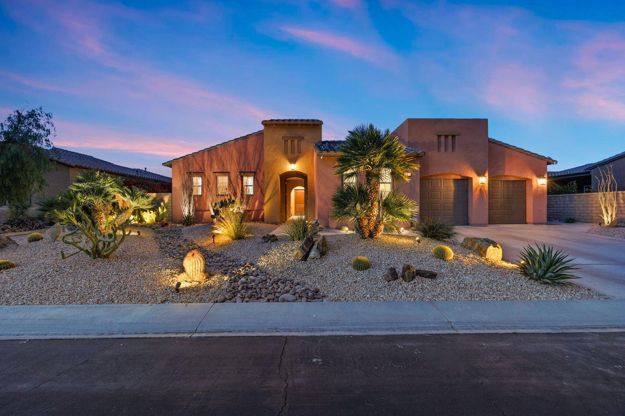 6 Via Santa Ramona Rancho Mirage, CA 92270 - Photo 5 of 60 a front view of a building with glass windows