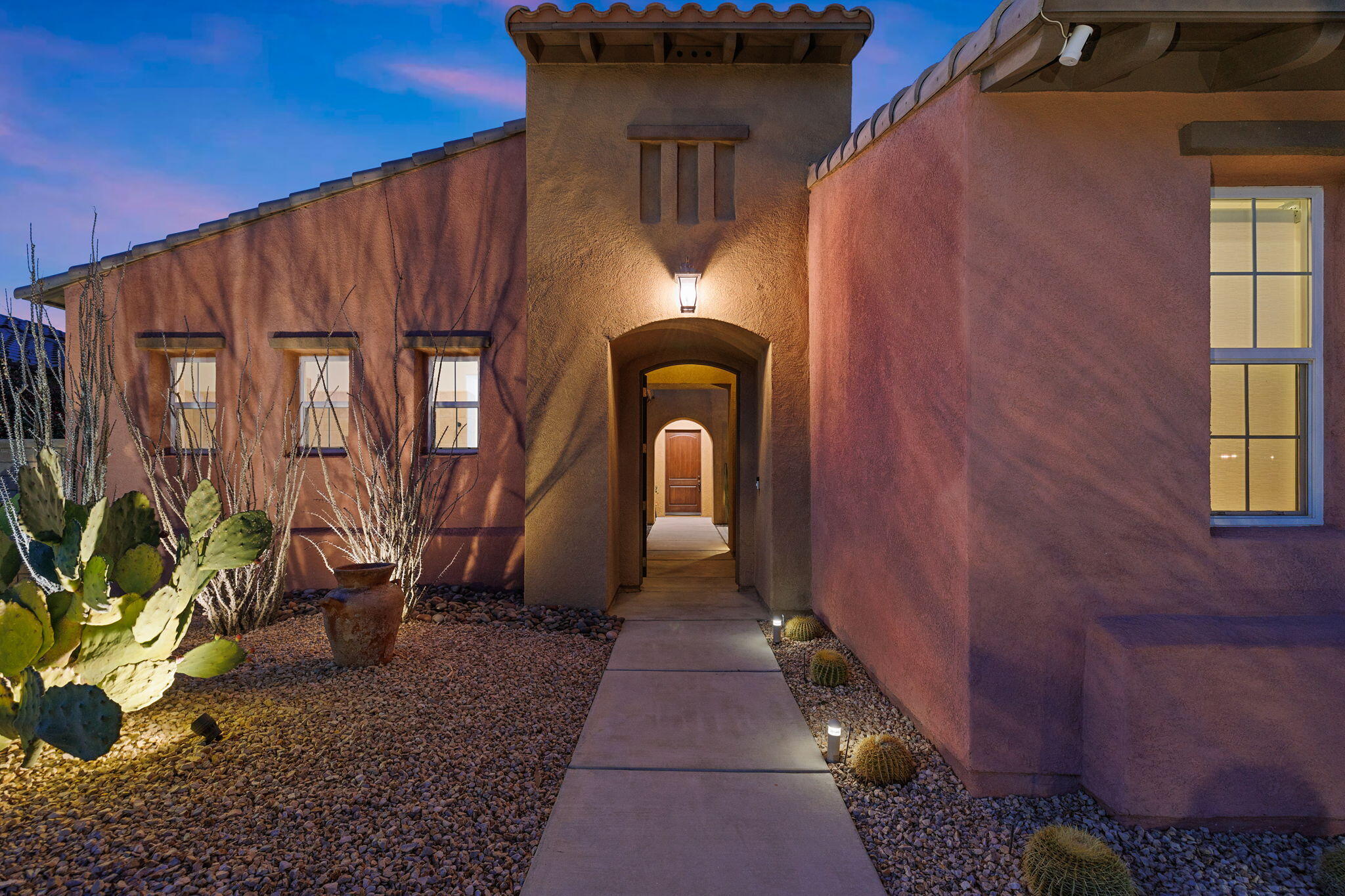6 Via Santa Ramona Rancho Mirage, CA 92270 - Photo 6 of 60 a front view of a house with garden