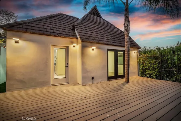 a view of a house with wooden floor