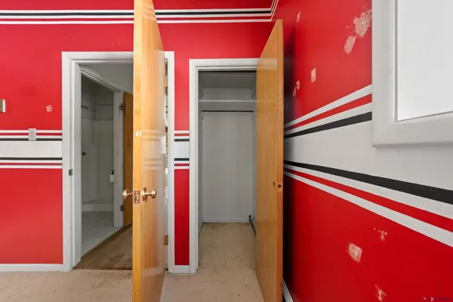 a view of front door