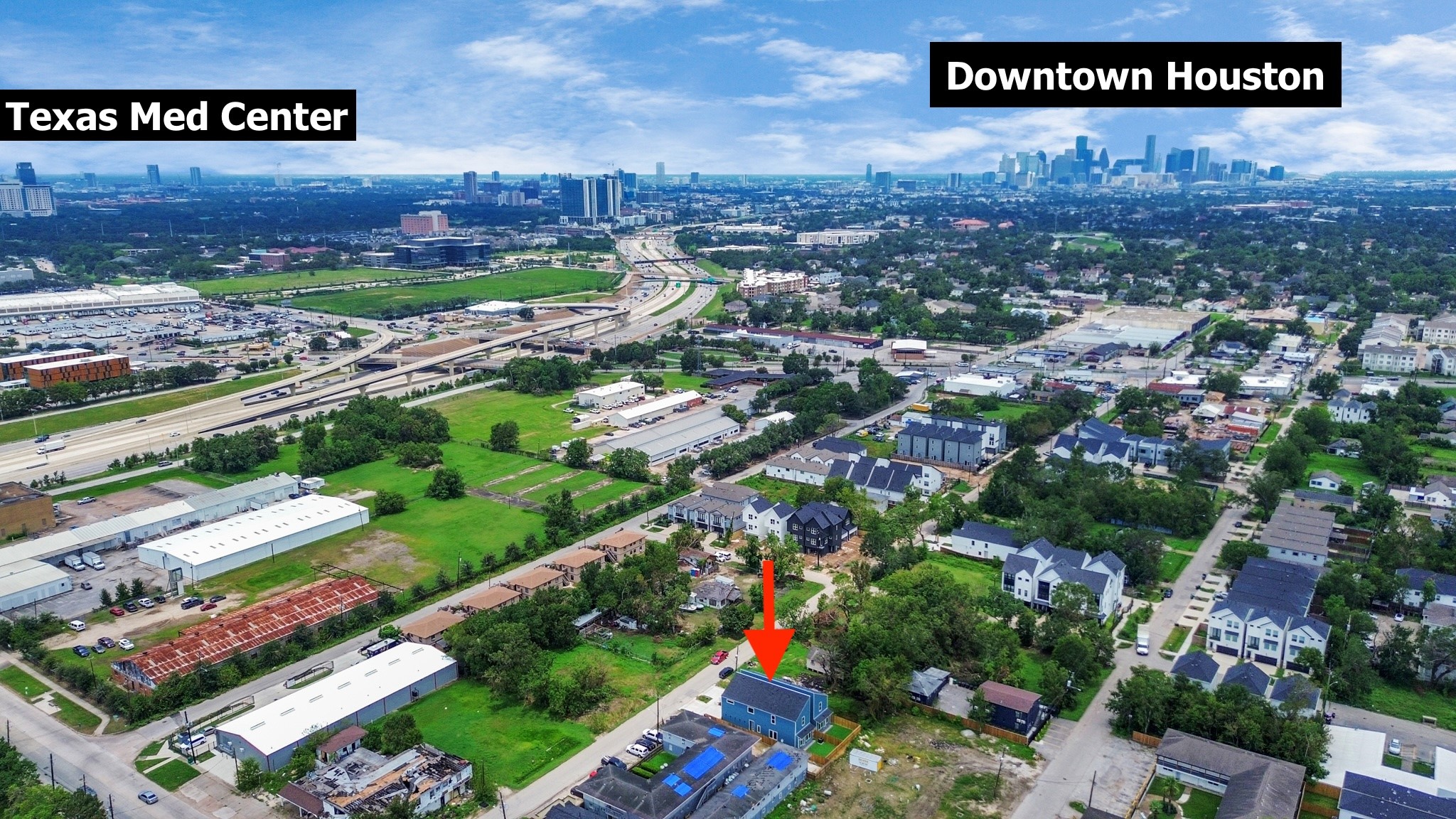 6817 Peerless Street Houston, TX 77021 - Photo 2 of 31 an aerial view of residential house