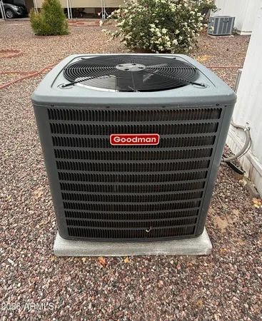 a view of a palm tree next to a building