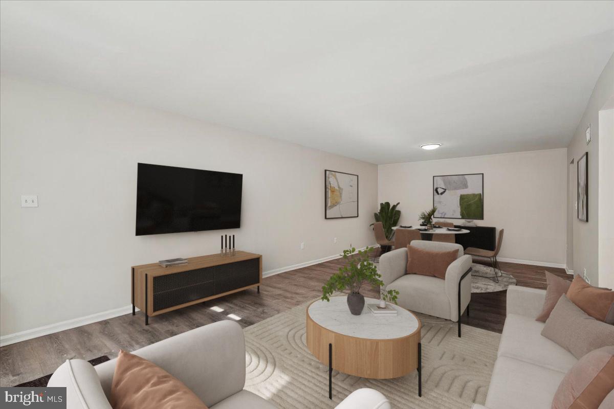 1891 Addison Road South District Heights, MD 20747 - Photo 3 of 21 Living/dining room virtually staged.