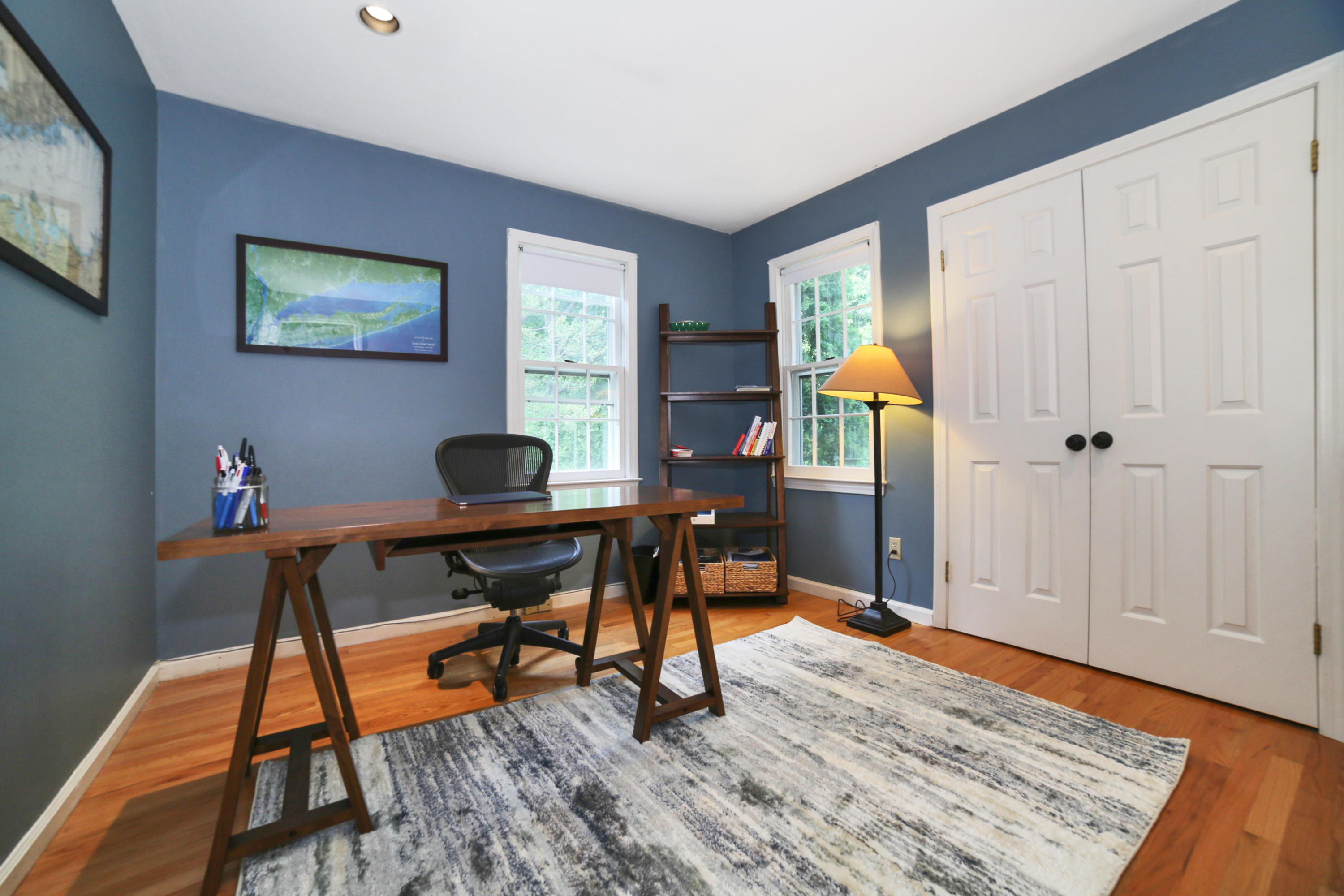 48 Hoyt Farm Road New Canaan, CT 06840 - Photo 20 of 26 a workspace with furniture and a window